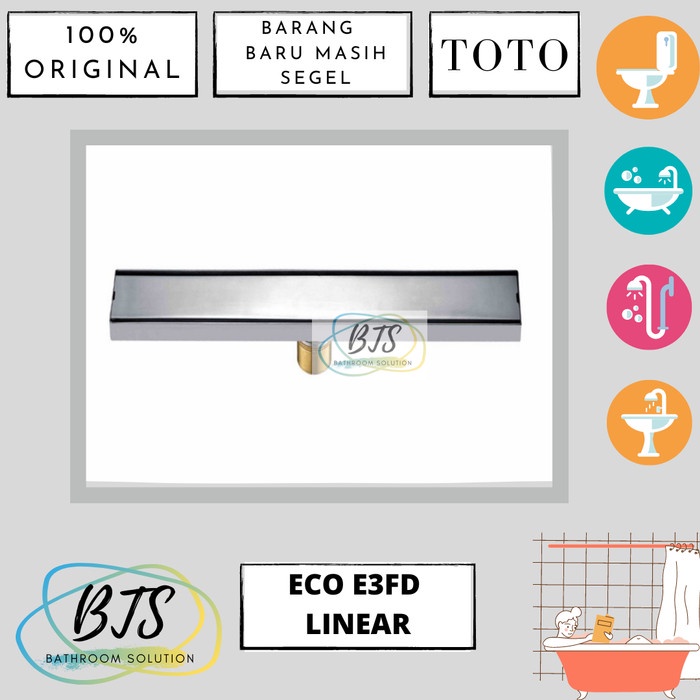 Laris!!! Floor Drain Toto Floor Drain Panjang Eco E3Fd Linear