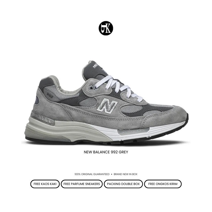 Tapak- Sepatu New Balance 992 Grey / Sneakers New Balance Original Bnib