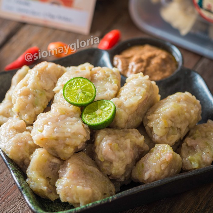 

Siomay BABI dan IKAN Sambel Kacang. Mateng Frozen