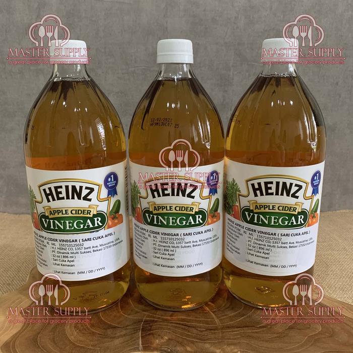 

HEINZ APPLE CIDER VINEGAR 896 ML / CUKA APEL / UKURAN 32 OZ