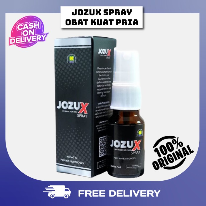 Obat Pria Dewasa Kuat Lama Herbal Ampuh Jozux Spray Original Bpom