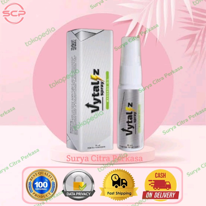 Vytaliz Spray Original Obat Kuat Oles Pria Herbal Tanpa Efek Samping