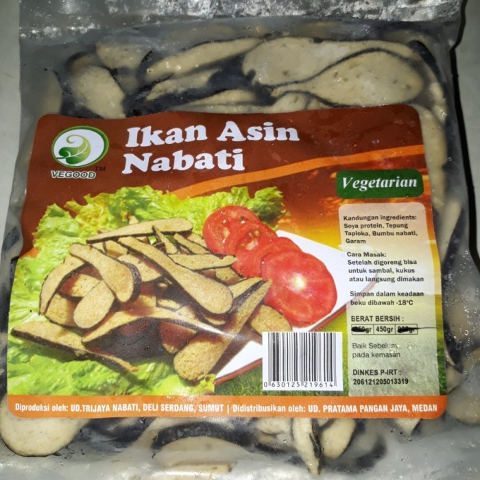 

vegetarian vegood ikan asin nabati vegan