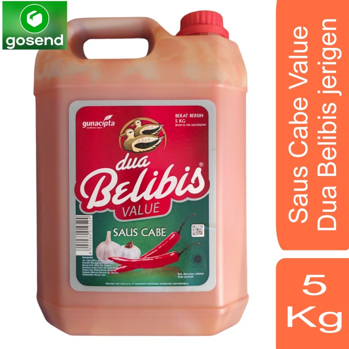 

Saus sambal belibis value jerigen 5 kg