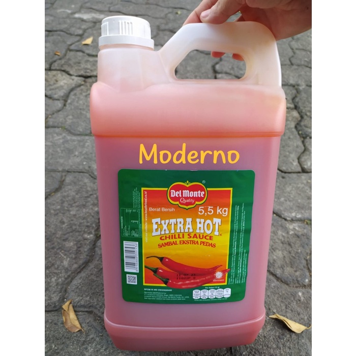 

Delmonte chilli saus sambal dirigen 5,5Kg