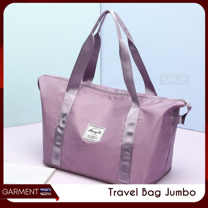 [nrn] - Tas Travel Jinjing Besar Gym Travel Bag Jumbo Anti Air Waterproof Import Cocok untuk Baju