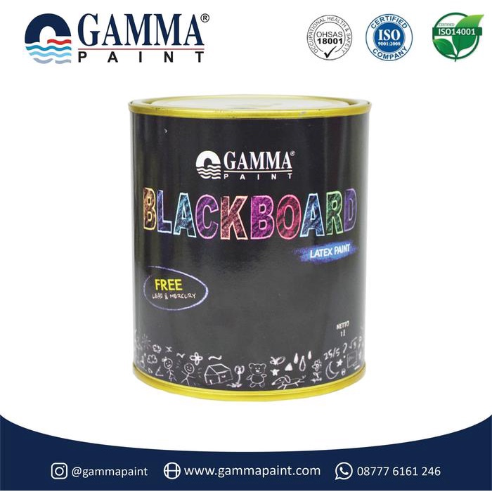 

Ready Blackboard Paint - Mengubah Tembok Menjadi Papan Tulis Hitam