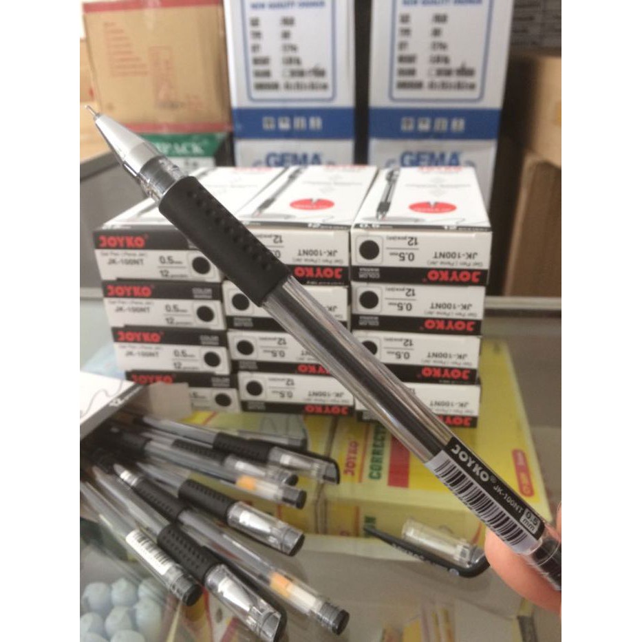 

Pen Gel JOYKO JK100NT PAK@12pcs/Pulpen Gel/Bolpen JOYKO JK100NT/Ballpoint JK-100NT Dw05