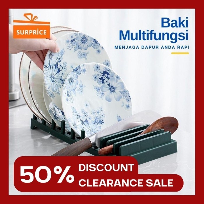 Rak Piring Plastik / Rak Serbaguna / Rak Multifungsi / Rak Buku
