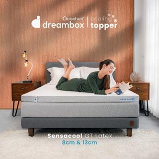 Quantum Furniture - Quantum Dreambox Cooling Topper Sensacool Greentea Latex / Topper Kasur Dingin /