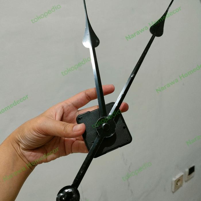 (Expert) MESIN JAM DAN JARUM JAM PANJANG UNTUK JAM DINDING INFORMA