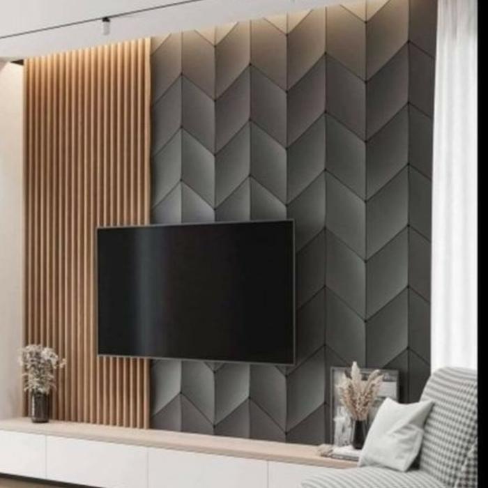 Mntb" Backwall Panel/ Backdrop Tv/ Wall Panel 3D/ Backdrop Minimalis