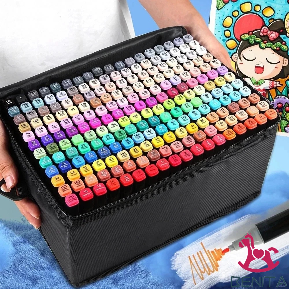 

LOWEST-PRICETouch 204/168/120 Warna Sketsa Spidol Umum General Marker Set Animation