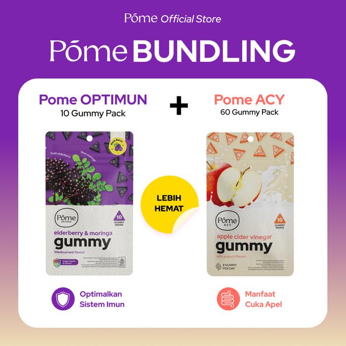 

Kuliner.Kita Pome Bundling - Pome Optimun 1 Sachet + Pome Acy (Yoghurt Flavor) 1 Sachet