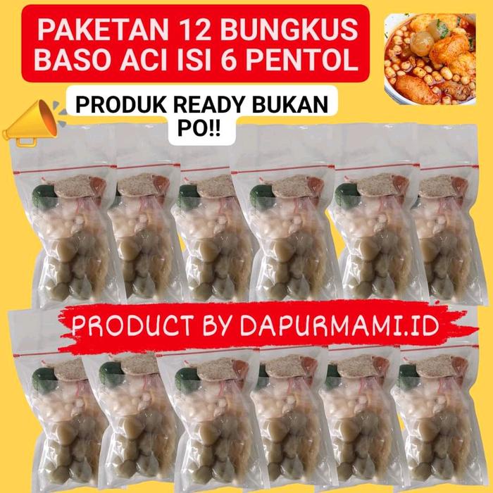 

Kuliner.Kita Baso Aci 12 Pack Paket Komplit Cuangki Food Pedas