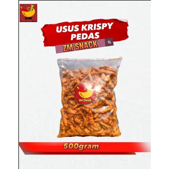 

Kuliner.Kita Keripik Usus Ayam Gurih 500 Gram / Usus Crispy Pedas Daun Jeruk
