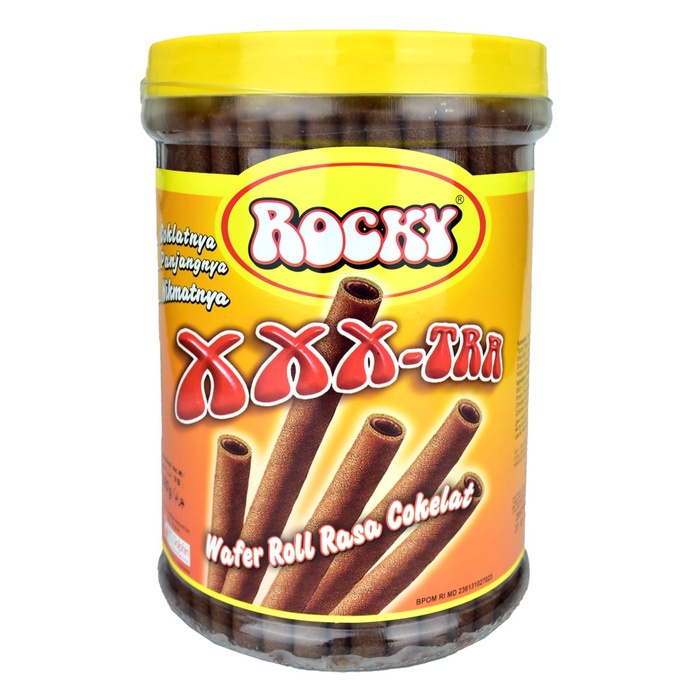 

Kuliner.Kita Wafer Roll Astor Coklat Rocky Toples Biskuit Wafer Rol Cokelat 620 Gr
