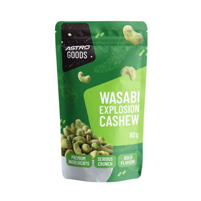 

Kuliner.Kita Wasabi Explosion Cashew 80Gr Astro Goods