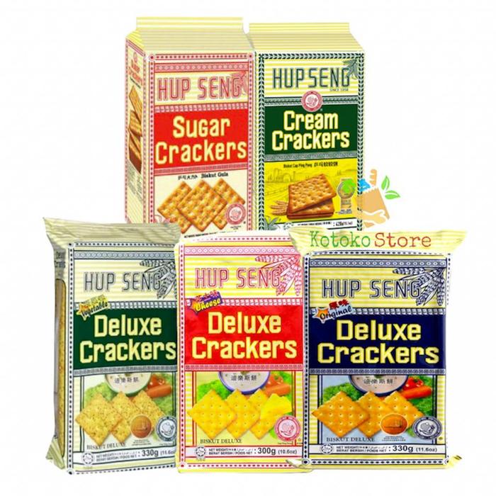 

Kuliner.Kita Hup Seng Cream Crackers 428Gr / Hup Seng Biskuit Asin