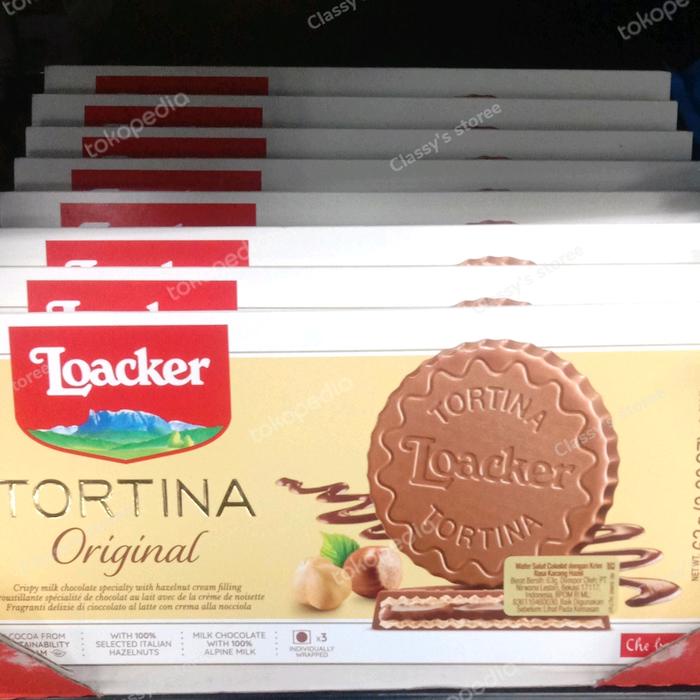

Kuliner.Kita Loacker Tortina Original Isi 3