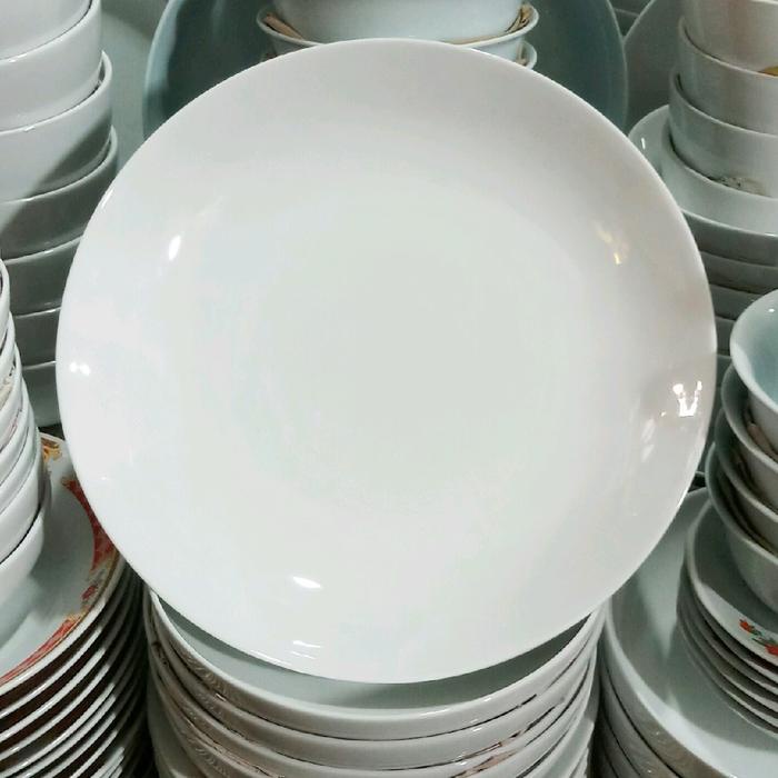 Piring saji/ piring saji jumbo/ piring buah/ piring saji keramik