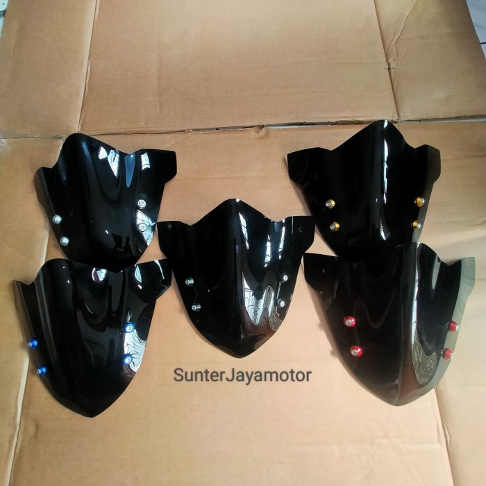 Visor CB150R Old, Windshield CB 150R Old Plus Baut Monel 4 pcs