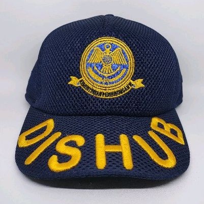 Topi Logo Dishub / Topi Dishub / Topi Perhubungan / Topi Logo Dishub Klep Dishub