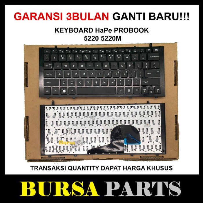 KEYBOARD HAPE PROBOOK 5220 5220M TERLARIS