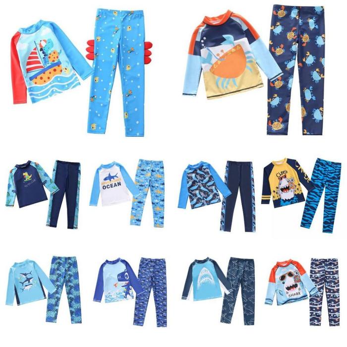 Ready Baju Renang Diving Lengan Panjang Anak Laki Laki 3 4 5 6 7 8 9 10 Tahun