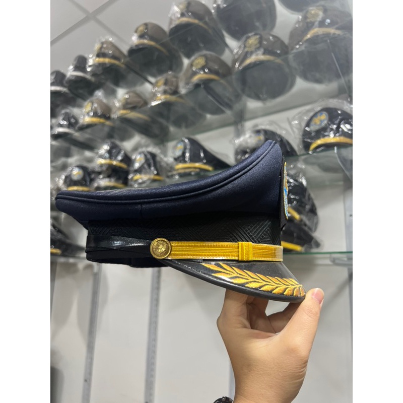 pet perhubungan topi upacara dishub kemenhub kementerian perhubungan golongan 3D 4A 4B lis dan ray 1