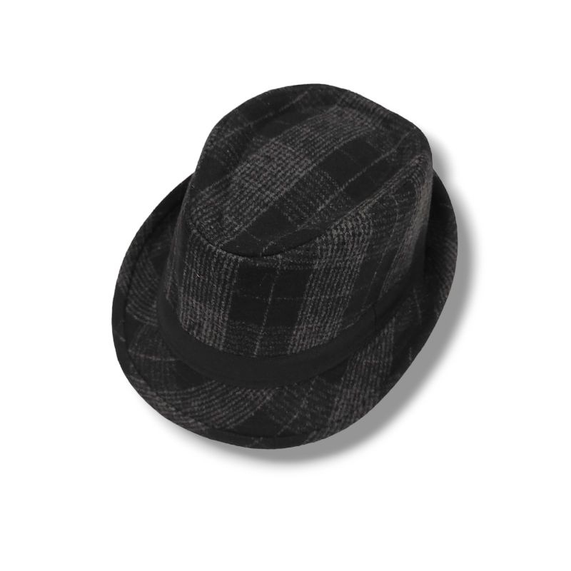 Topi Fedora hat wol pria/Topi fashion clasik
