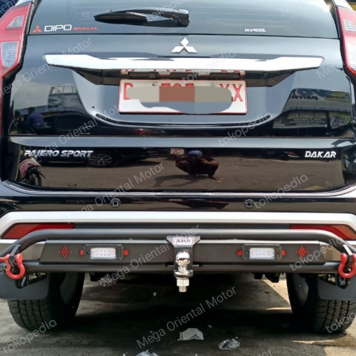 TERBARU Towing bar Cobra style pengaman belakang All New Pajero Sport 2023 BISA GRAB