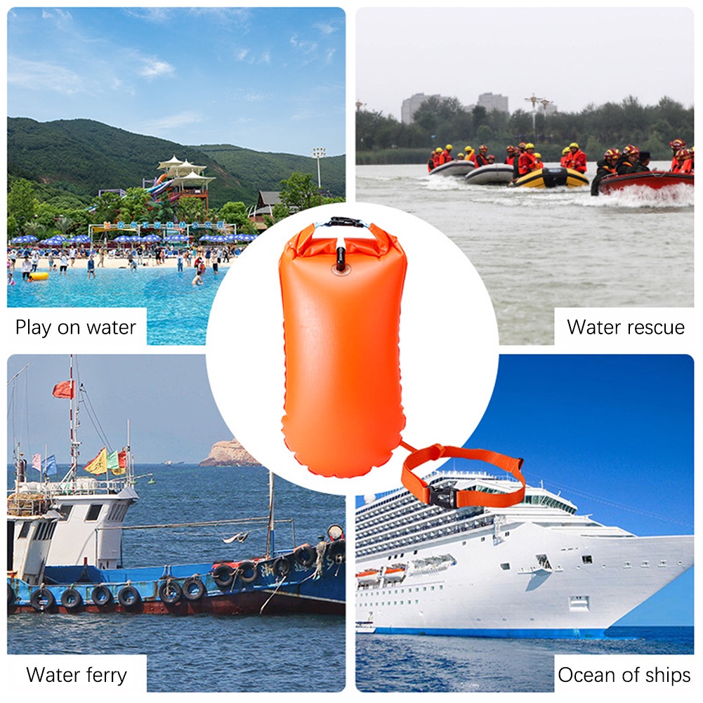 Swim Buoys Swim Safety Buoys/Dry Bag For Beignner
