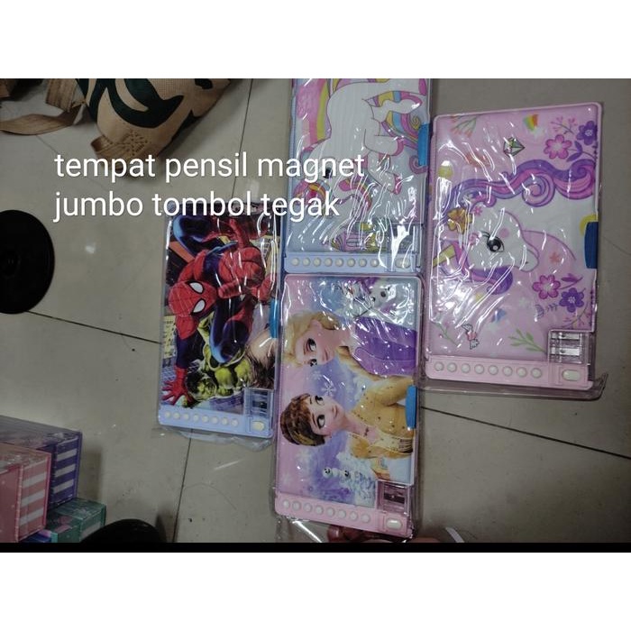 

Ready...Ready...Ready...] tempat pensil tombol 6 berdiri lpy 66-15 magnet indihe 23 x 13.5 cm