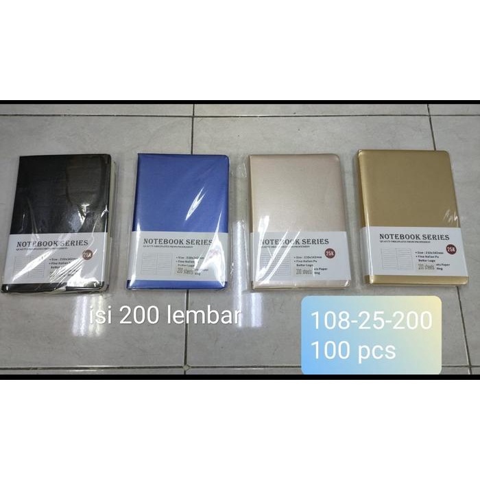 

------] buku agenda kulit metalic a5 isi 200 lembar adam kode 108-25