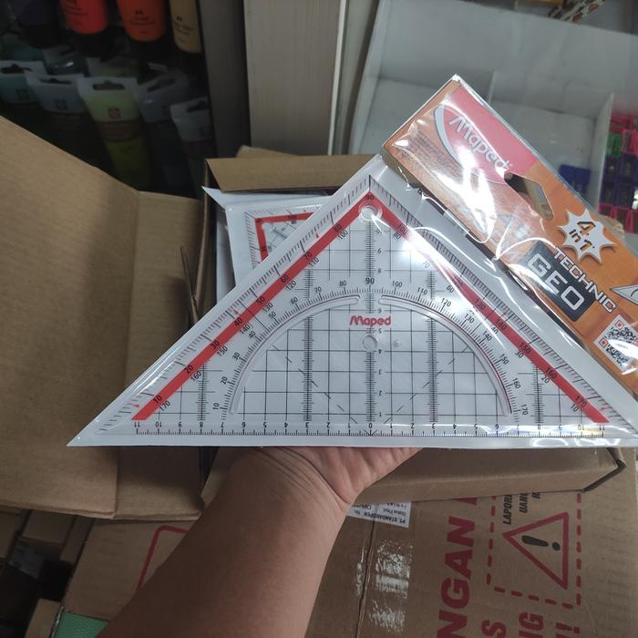 

populer] maped drafting geometric segitiga penggaris pegangan 26 cm