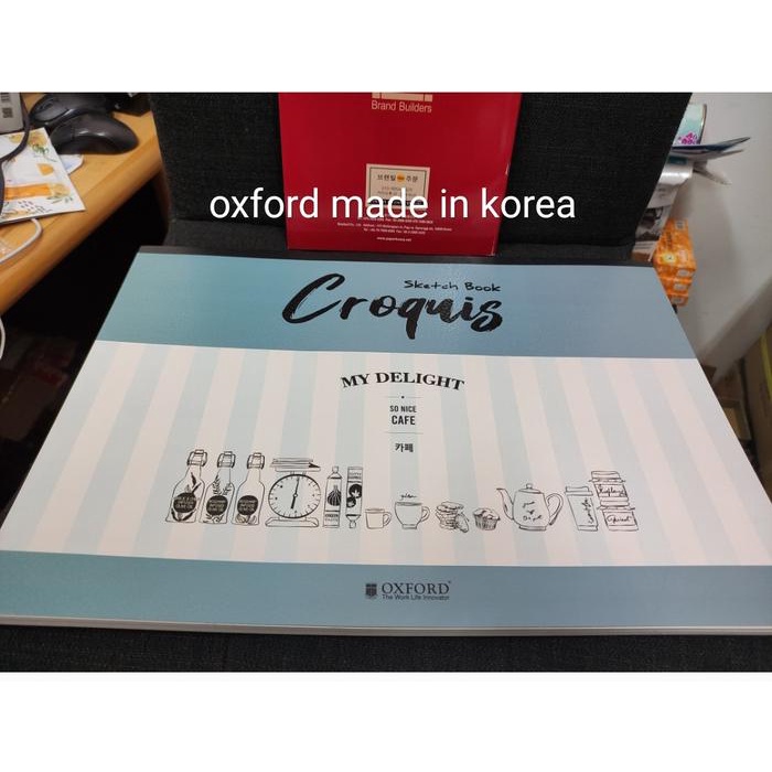 

{{{{}}] oxford croquis book A3 50 lembar paper korea scetchbook
