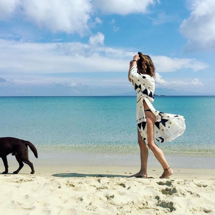 Outer Pantai Bohemian Style Best Seller