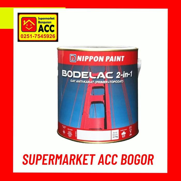 TERBARU Cat Kayu/Besi Nippon Paint Bodelac Warna Putih BISA GRAB