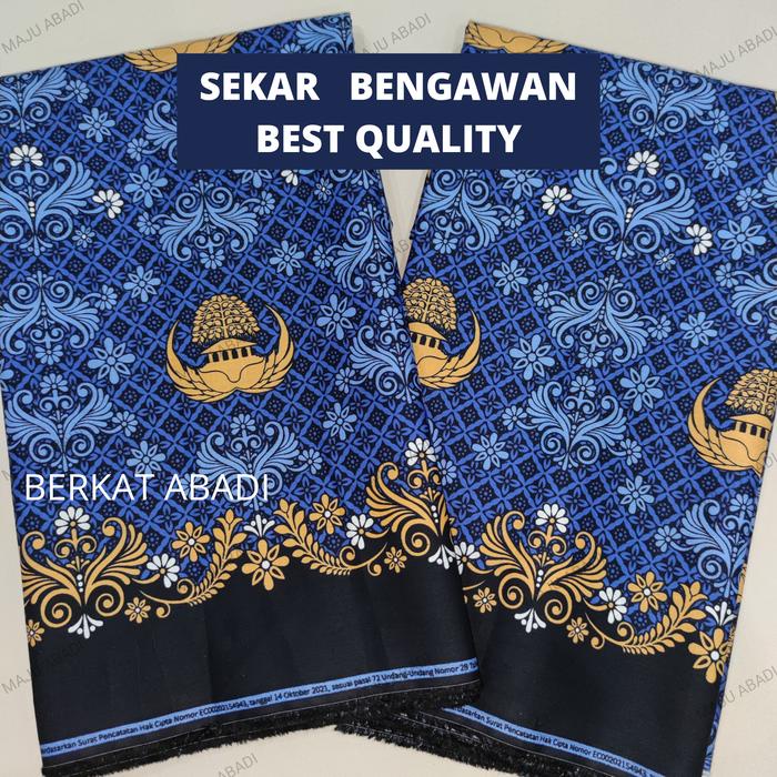 MURAH Kain Batik Seragam Korpri Katun c50s Terbaru 2022 (2 atau 2,5 meter)