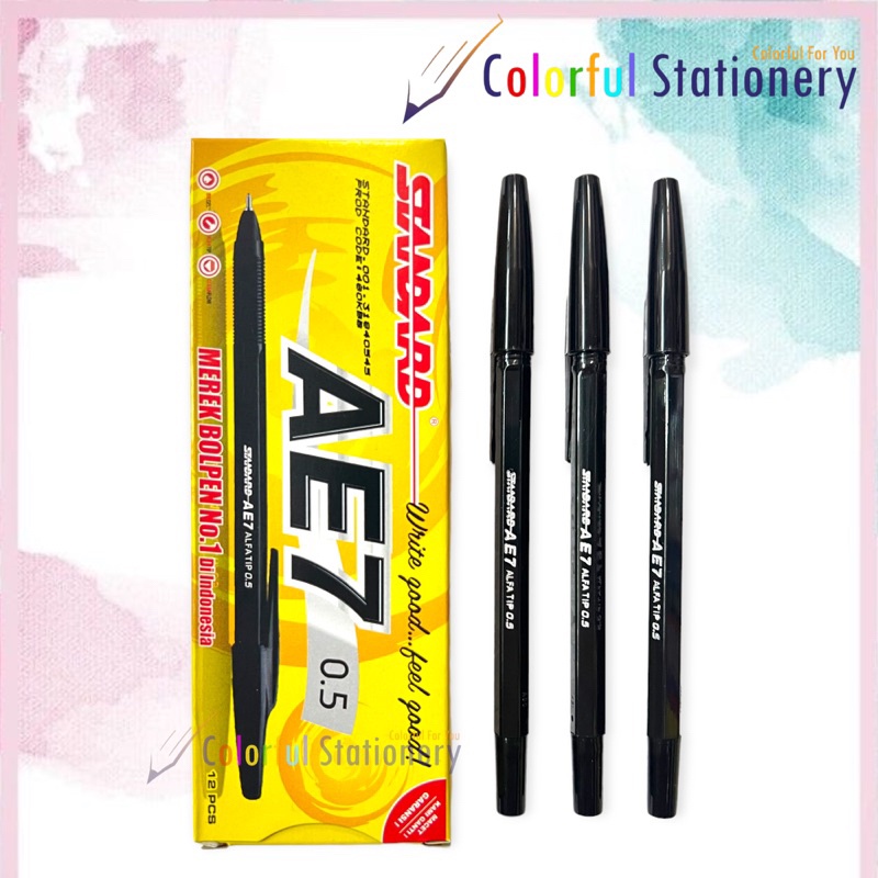 

Pulpen / Ballpoint Standard AE 7 (12 Pcs)