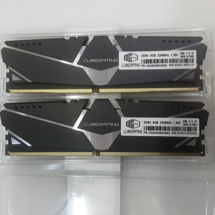 [Expert] RAM Cube Gaming 16GB PC25600 3200MHz DDR4 Micron Dual Module