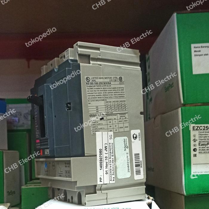TOP MCCB MERLINGERIN NS100N 3P 100A 80A HARGA SAMA -