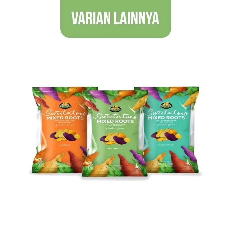 

SWEETATOES mixed roots keripik ubi mix 40 gram