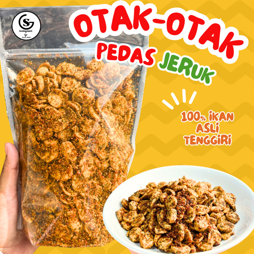 

CEMILAN OTAK OTAK IKAN KRISPY - PEDAS DAUN JERUK 200GR