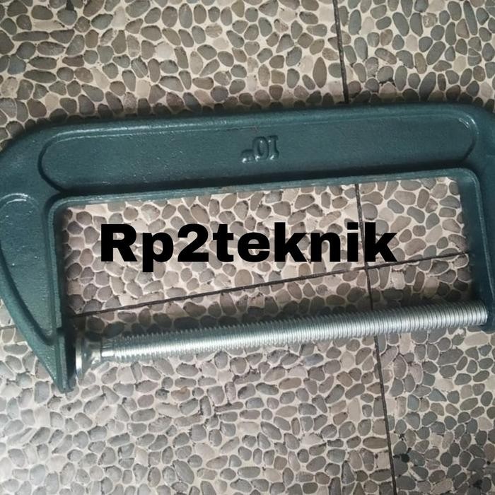 Gercep Clamp C 10 Inch Klem C Alat Jepit Clamp Kayu Light Medium Duty Rp2Tekn