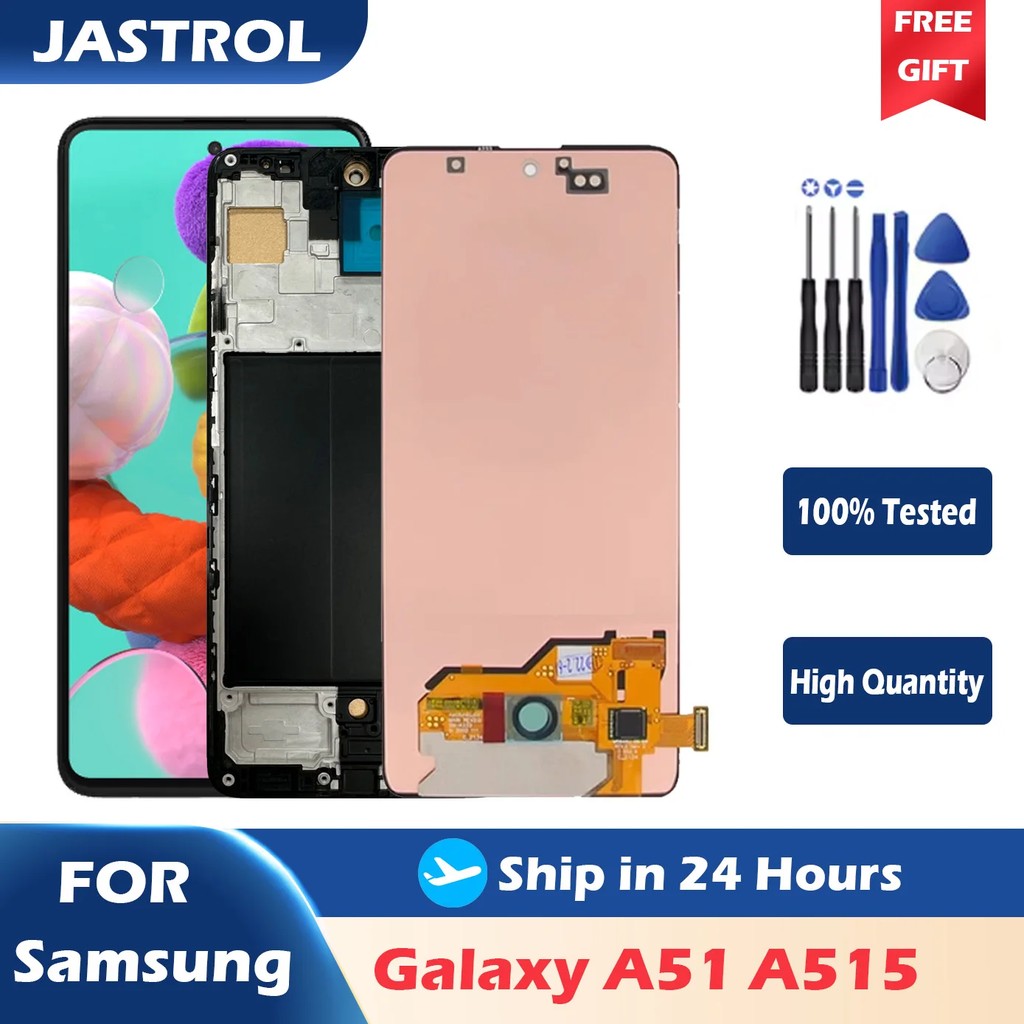 New Amoled Lcd For Samsung A51 Lcd Touch Screen A515F Digitizer Assembly For Samsung A51 Lcd