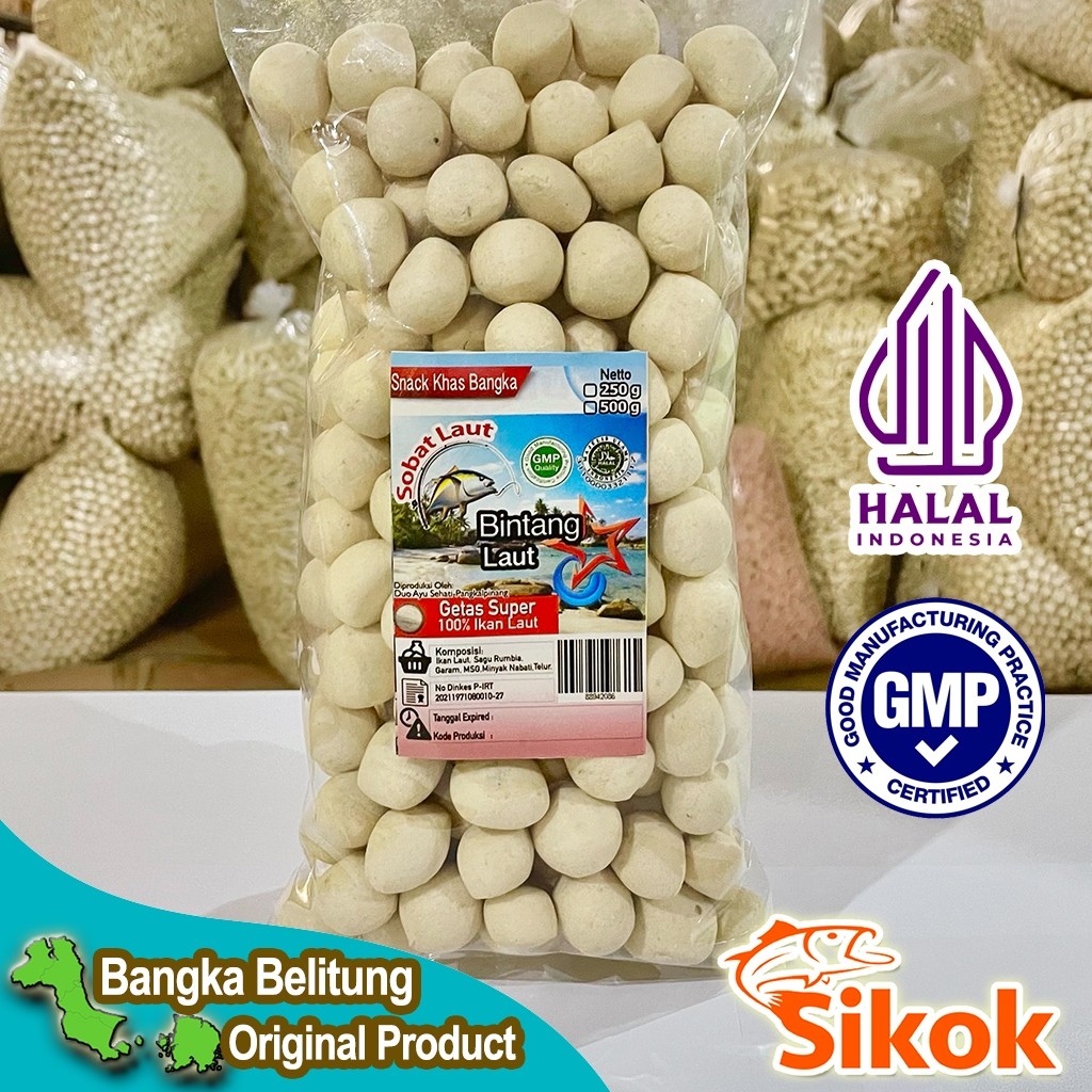 

(SIKOK) GETAS SUPER BINTANG LAUT KHAS BANGKA 250gr