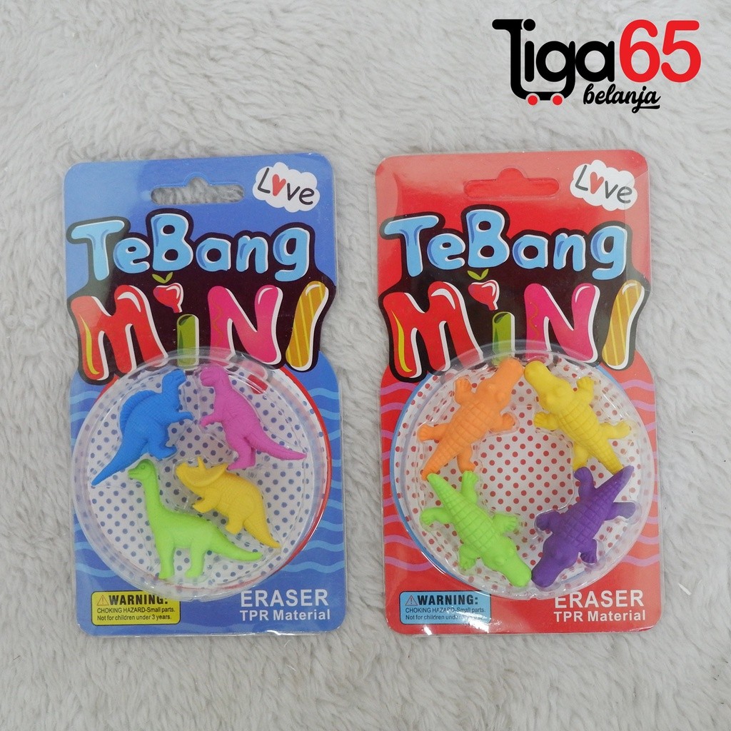 

CARTOON ERASER #41163 PENGHAPUS SET ANIMAL SHAPE PENGHAPUS KARTUN ISI 4 PCS / STATIONERY CASTLE