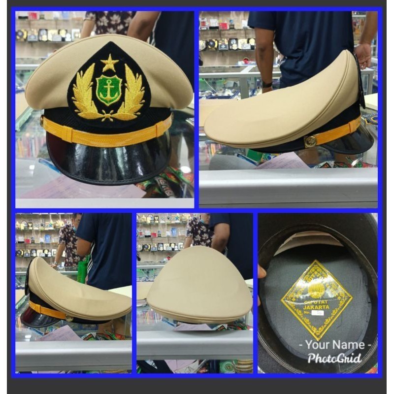TOPI PET TARUNA PELAYARAN/TOPI PET PELAYARAN/ TOPI PELAYARAN/TOPI